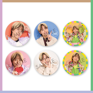 【寶珠山駿 2nd ファンミーティング「じゅやパ」】ランダム缶バッジ全6種