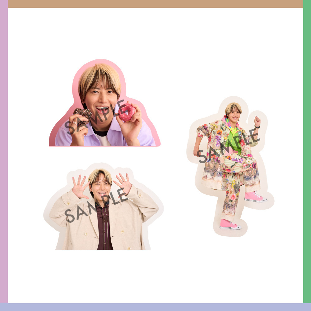 【寶珠山駿 2nd ファンミーティング「じゅやパ」】ステッカーセット(3枚1セット)