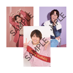 寶珠山駿3rdファンミーティング『Let's party!! 〜juyama29th birthday event〜』トレカセット(3枚1セット)
